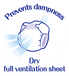 Prevents dampness, Dry full ventilation sheet
