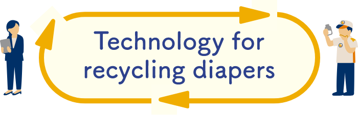 Technology for recycling diapers