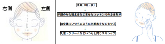 ハーフフェイス評価　イメージ   