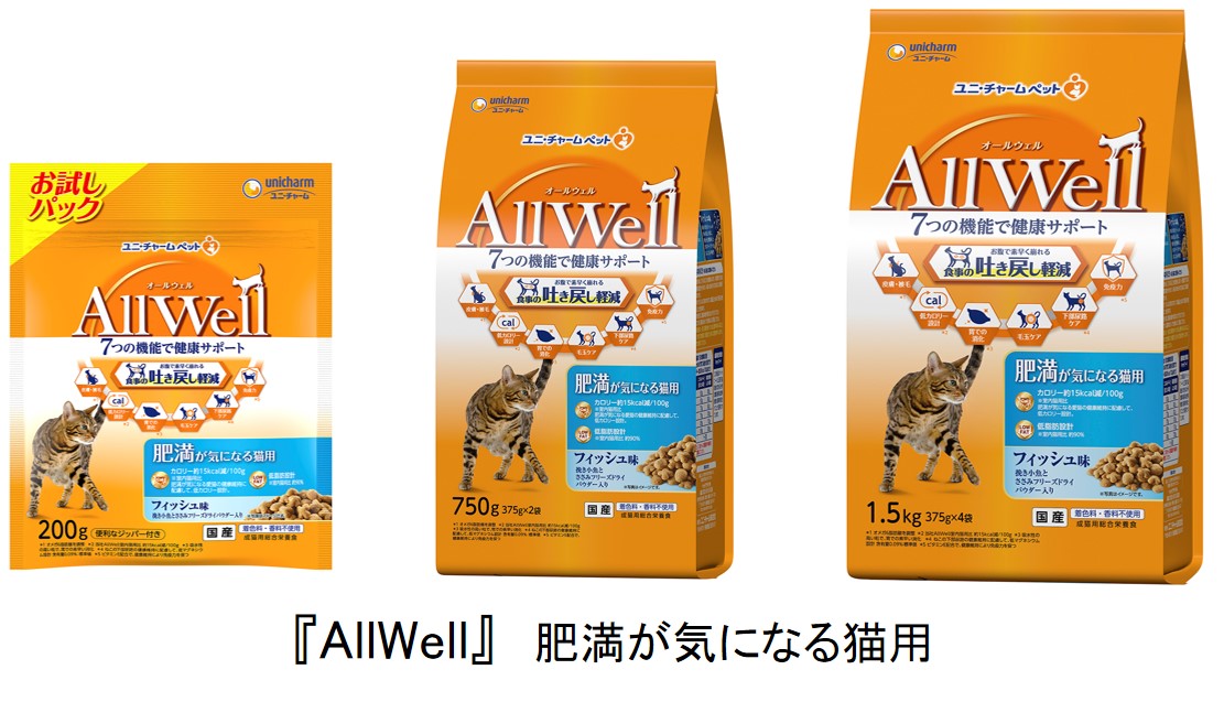 『AllWell』肥満が気になる猫用