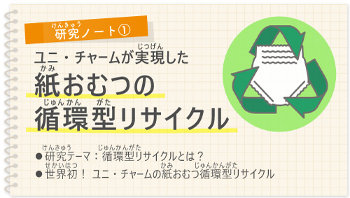 【研究ノート①】ユニ・チャームが実現した紙おむつの循環型リサイクル