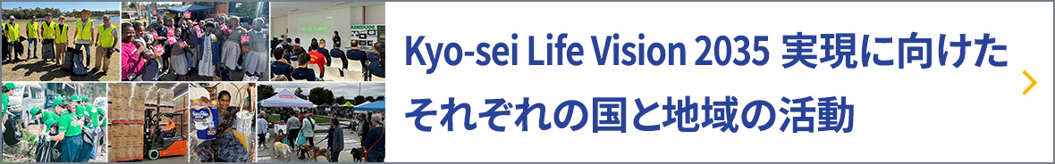 Kyo-sei Life Vision 2035 実現に向けたそれぞれの国と地域の活動